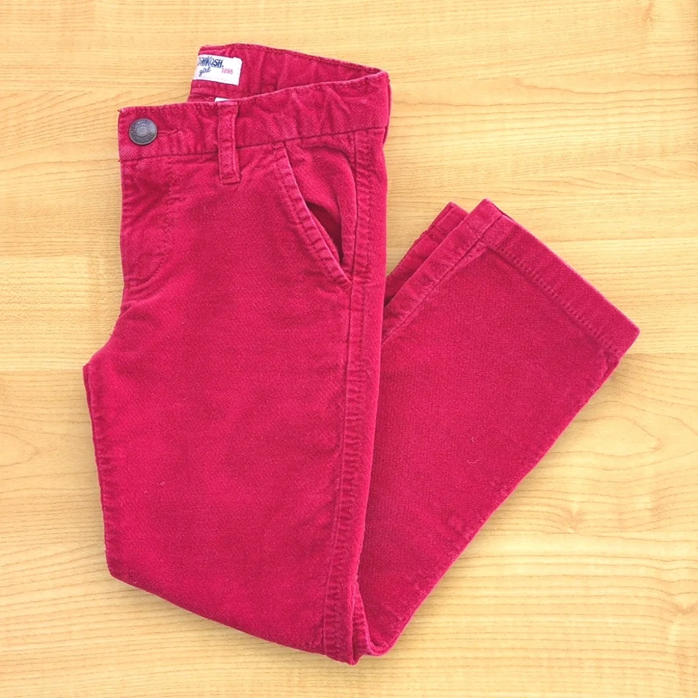 4/$25 OshKosh soft red pants